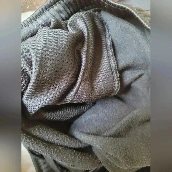 Reebok Mens Active Interlock Jogger Pants Size S Gray Reflective Slim Fit - Picture 9 of 9